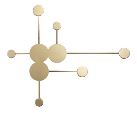 Arandela 5W + 3W Elo Dourado