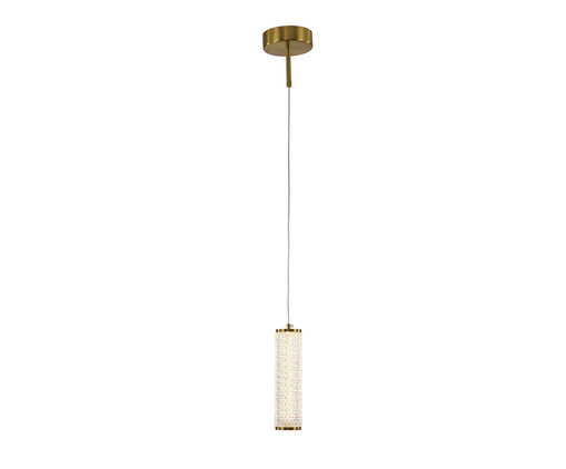 Pendente em Led 7W Flute Dourado, Colorido | WestwingNow