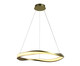 Pendente em Led 24W Mobius Dourado, Colorido | WestwingNow