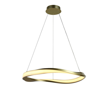 Pendente em Led 24W Mobius Dourado | WestwingNow