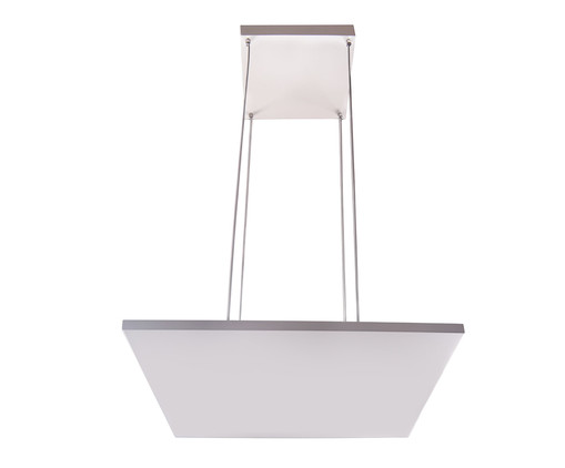 Plafon de Sobrepor 36W Reflect Sq Branco, Branco | WestwingNow