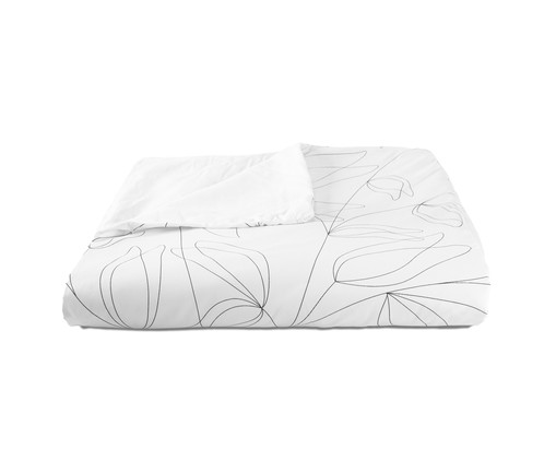 Capa Duvet para Edredom Tous Les Jours Floral P&B, multicolor | WestwingNow