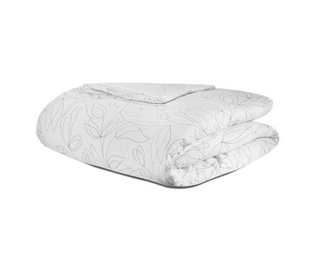 Capa Duvet para Edredom Tous Les Jours Floral P&B | Westwing