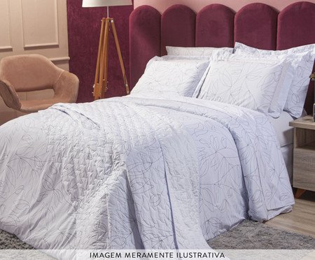 Capa Duvet para Edredom Tous Les Jours Floral P&B | Westwing