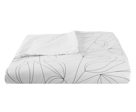 Capa Duvet para Edredom Tous Les Jours Floral P&B | WestwingNow