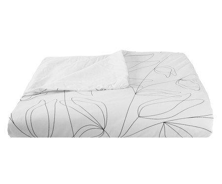 Capa Duvet para Edredom Tous Les Jours Floral P&B | Westwing