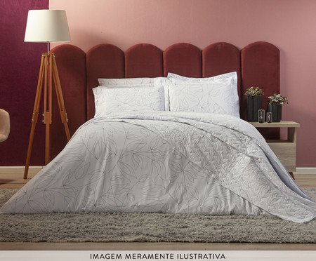Capa Duvet para Edredom Tous Les Jours Floral P&B | Westwing