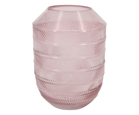 Vaso em Vidro Igapi - Rosa