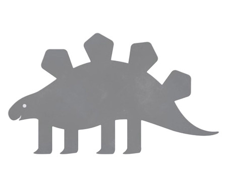 Adesivo de Parede Lousa Dinossauro Estegossauro Cinza - Hometeka | WestwingNow