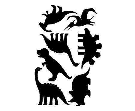 Jogo de Adesivos de Parede Dinossauros - Hometeka | WestwingNow