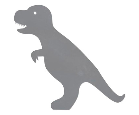 Adesivo de Parede Lousa Dinossauro T Rex Cinza - Hometeka