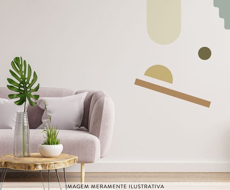 Adesivo de Parede Formas Geométricas Boho Azul - Hometeka | WestwingNow