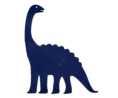 Adesivo de Parede Lousa Dinossauro Braquiossauro Azul - Hometeka
