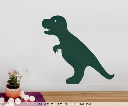 Adesivo de Parede Lousa Dinossauro T Rex Verde - Hometeka | WestwingNow