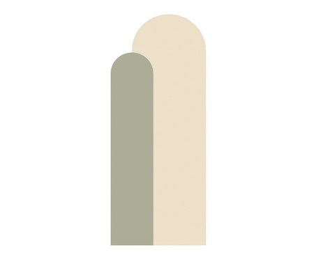 Adesivo de Parede Arcos Duplo Verde - Hometeka | WestwingNow