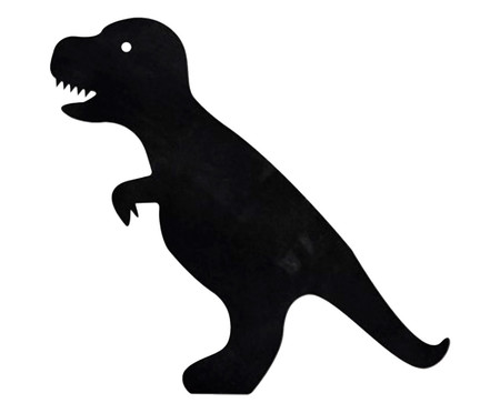 Adesivo de Parede Lousa Dinossauro T Rex Preto - Hometeka
