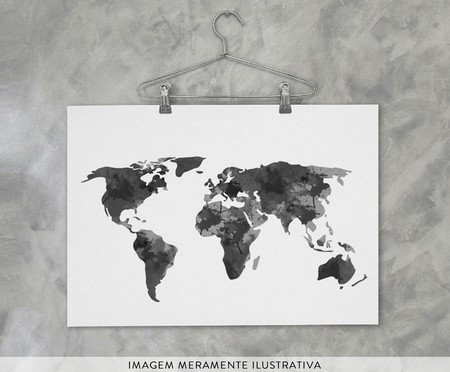Adesivo de Parede Lousa Mapa Mundi - Hometeka | WestwingNow