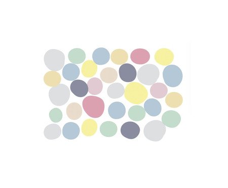 Jogo de Adesivos de Parede Bolinhas Tortas - Hometeka | WestwingNow