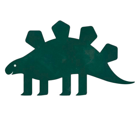 Adesivo de Parede Lousa Dinossauro Estegossauro Verde - Hometeka
