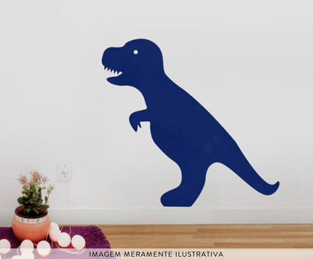 Adesivo de Parede Lousa Dinossauro T Rex Azul - Hometeka | WestwingNow