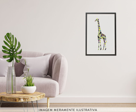 Pôster Girafa Geométrica - Hometeka | WestwingNow
