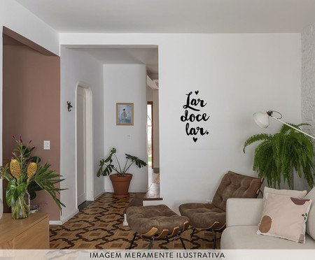 Adesivo de Parede Frase Lar Doce Lar - Hometeka | WestwingNow