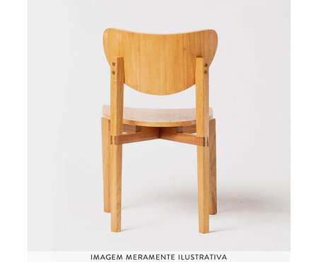 Cadeira em Madeira Cláudia - Hometeka | WestwingNow