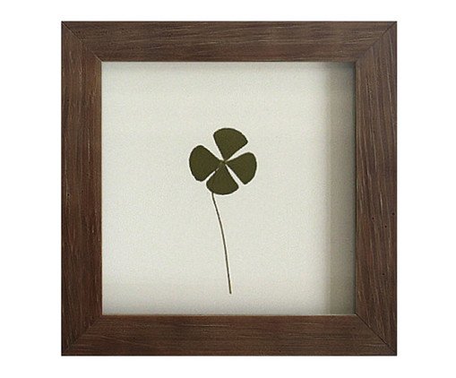 Quadro Trevo Imbuia, Colorido | WestwingNow