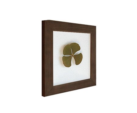 Quadro Trevo Imbuia | Westwing