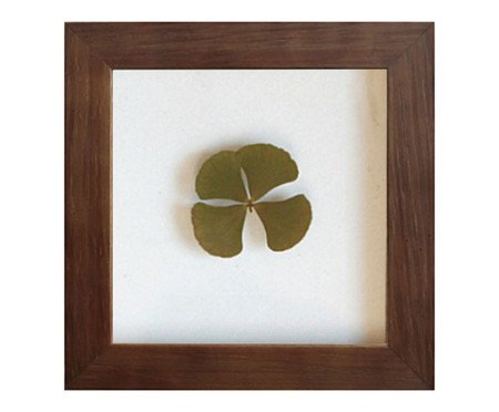 Quadro Trevo Imbuia | Westwing