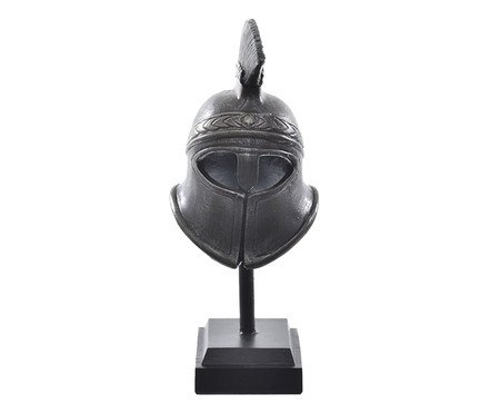 Escultura Elmo Gladiador Marrom | Westwing