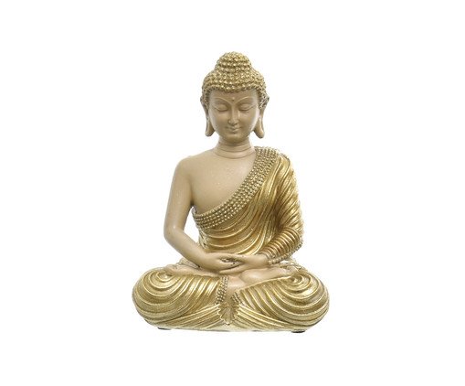 Escultura Buda Dourado, Colorido | WestwingNow