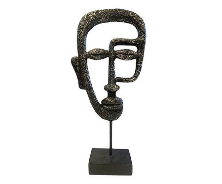Escultura Face Preto | Westwing