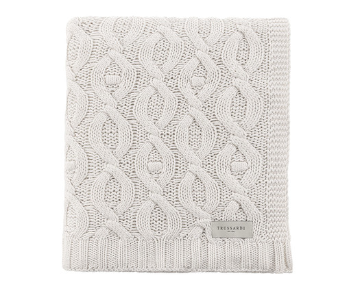 Manta Brera Branco Tricot, white | WestwingNow