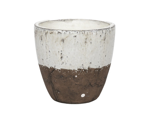 Vaso Bicolor Egeo, Marrom | WestwingNow