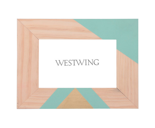 Porta-Retrato Bright, wood pattern | WestwingNow