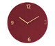 Relógio Teodoro em Veludo Vermelho, red | WestwingNow