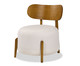 Poltrona Puff Emporio com Assento Estofado Boucle Branco, multicolor | WestwingNow