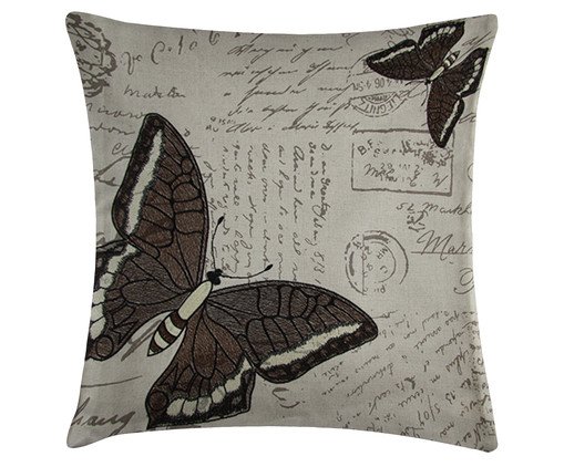 Capa de Almofada Butterfly Marrom, Colorido | WestwingNow