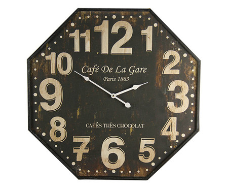 Relógio de Parede Café de La Gare