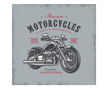 Placa Decorativa American Motocycles