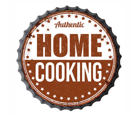 Placa Decorativa Home Cooking