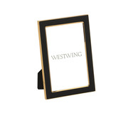 Porta-Retrato Dourado e Preto | WestwingNow