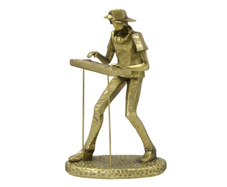 Músico Decorativo Dourado | Westwing