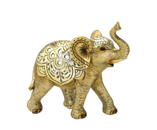 Elefante Decorativo Dourado, Dourado | WestwingNow