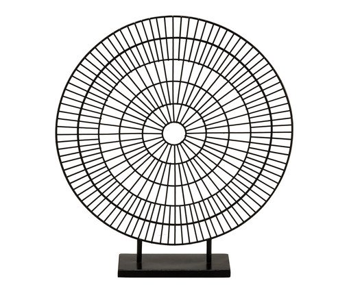 Adorno Decorativo Preto, Prata | WestwingNow