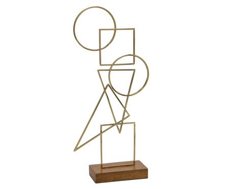 Escultura Decorativa Dourado | Westwing