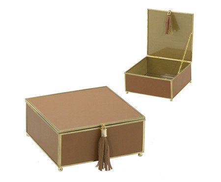 Caixa Decorativa Dourado | Westwing