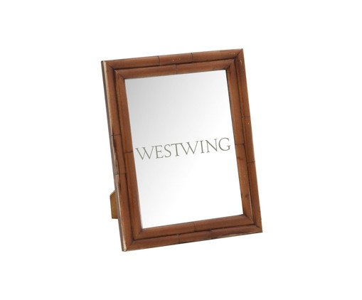 Porta-Retrato Marrom, Marrom | WestwingNow