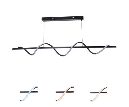 Luminária de Teto Space Preto Bivolt | Westwing